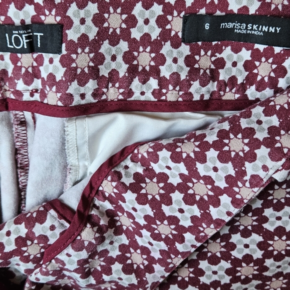 📌181 ANN TAYLOR LOFT MARISA SKINNY PANTS WOMEN'S SIZE 6 - Picture 6 of 7